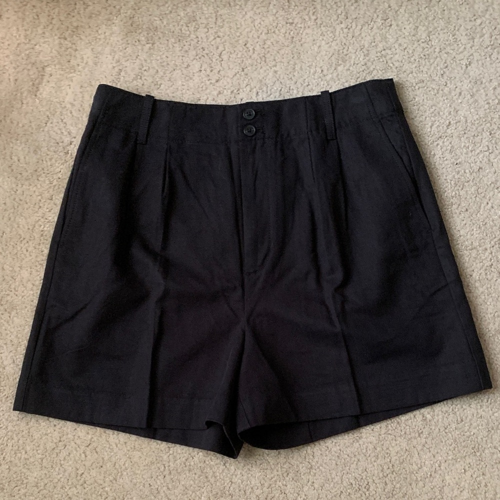 Madewell the drapey twill pleated short
